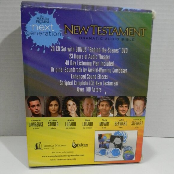 New Testament Audio Bible World of Promise Next Generation 20 CDs + 1 Bonus DVD - Picture 2 of 5